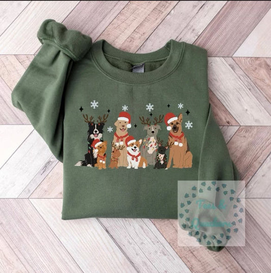 Reindeer Dogs Crewneck