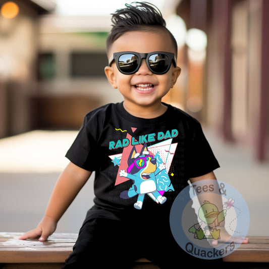 Rad Like Dad- youth short sleeve